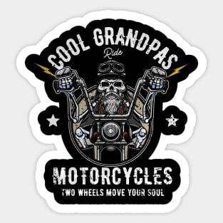 Grandpa Biker Sticker